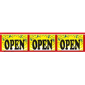 30' Stock Printed Confetti Pennants - Open